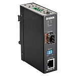 1807720 D-Link DIS-M100G-SW/A1A Промышленный медиаконвертер с 1 портом 100/1000Base-T и 1 портом 100/1000Base-X SFP