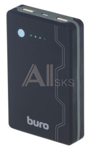 1014095 Мобильный аккумулятор Buro RA-13000-QC3.0 Li-Ion 13000mAh 3A+1.5A черный 3xUSB