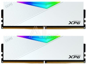 3202174 Модуль памяти XPG LANCER RGB 32GB DDR5-6000 AX5U6000C4016G-DCLARWH,CL40, 1.35V K2*16GB RGB WHITE ADATA