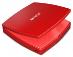 1358303 Мобильный аккумулятор Hiper MIRROR-4000 Li-Pol 4000mAh 1A красный 1xUSB
