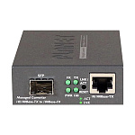 1000471166 медиа конвертер/ Planet Web Manageable 10/100Base-TX to 100Base-FX (SFP) Media Converter