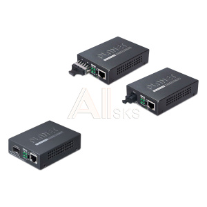 1000458134 медиа конвертер/ PLANET 10/100/1000Base-T to WDM Bi-directional Fiber Converter - 1550nm - 15KM