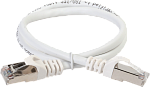 1000411474 ITK Коммутационный шнур (патч-корд), кат.5Е FTP, 1,5м, белый