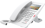 SIP телефон Fanvil H5W, 2 SIP-акк., 3.5", 480x320 Цвет. экран, POE, БП в комп., 2x100 Mbps, Wi-Fi, Белый, 6 прог. клав.