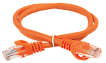 1000429631 Коммутационный шнур (патч-корд), кат.5Е UTP, 0,5м, оранжевый