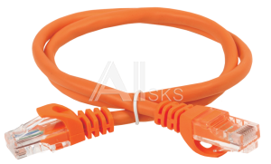 1000429631 Коммутационный шнур (патч-корд), кат.5Е UTP, 0,5м, оранжевый