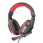 21953 Trust Gaming Headset Ziva, Stereo, 2x mini jack 3.5mm, Сlosed-back, Black-Red [21953]
