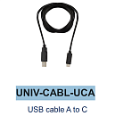 Кабель интерфейсный USB M3 Mobile ASSY: UNIV USB cable, 1.2M, C to A plug for UL20, SM15&SM20 Snap-on, US20, SL20