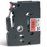 TZE431S Brother TZe431S: кассета с лентой для печати наклеек черным на красном фоне, ширина: 12 мм.
