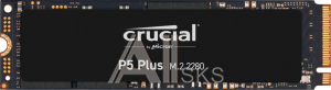 1000638783 Твердотельный накопитель Crucial P5 Plus, 500GB, SSD, M.2 2280, NVMe, PCIe 4.0 x4, 3D TLC, R/W 6600/4000MB/s, IOPs 360 000/700 000, 300TBW