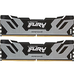 1000790590 Память оперативная/ Kingston 96GB 6400MT/s DDR5 CL32 DIMM (Kit of 2) FURY Renegade Silver XMP