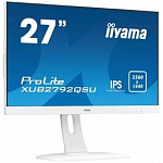1507614 LCD IIYAMA 27" XUB2792QSU-W1 белый {IPS LED 2560x1440 75Hz 5ms 10bit(8bit+FRC) 16:9 350cd 1000:1 178/178 D-Sub DVI HDMI1.4 DisplayPort1.2 USB3.0 Audio