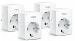 Умная розетка TP-Link TAPO P100(4-PACK) EU VDEBT Wi-Fi белый