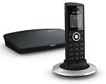 SNOM M325 DECT Комплект: M300 Одностотовая базовая станция DECT + M25 Офисный беспроводной DECT телефон. До 20 беспроводных телефонов, До 5 параллель