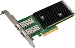 1000504598 Сетевая карта Intel® Ethernet Network Adapter X722-DA2, 2 x SFP+ Port, 10GbE, PCI-E v3 x8, iSCSI, NFS, VMDq, iWARP RDMA. PCI-SIG* SR-IOV Capable, ,
