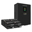 296677 Комплект ИБП EX296005RUS + батарея 26Aч EX282970RUS 4шт (инвертор, синус, для котла, настенный) ExeGate FineSine SX-7000.LCD.AVR.2SH.T <7000VA/5000W,