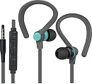 Гарнитура для смартфонов Defender OutFit W760 серый+голубой, вставки
