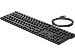 9SR37AA#ACB Keyboard HP Wired Desktop 320K black (Halley) - RUSS