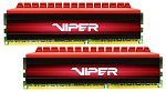 Patriot Viper4 DDR4 16GB (8GB*2) 3000MHz UDIMM (PC4-24000) CL16 1.2V Kit of 2 (Retail) 1024*8 PV416G300C6K