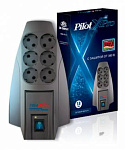 841506 Сетевой фильтр Pilot X-Pro 5м (6 розеток) серый (коробка)