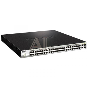 1857390 Коммутатор D-Link SMB D-Link DGS-1210-52MPP/E2A PROJ Настраиваемый L2 с 48 портами 10/100/1000Base-T и 4 портами 1000Base-X SFP (порты 1-48 PoE 802.3af/at, PoE-б