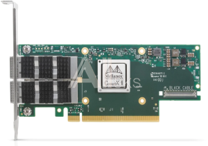 1000583684 Адаптер MELLANOX Infiniband ConnectX®-6 VPI adapter card, 100Gb/s (HDR100, EDR IB and 100GbE), dual-port QSFP56, PCIe3.0/4.0 x16, tall bracket, single pack