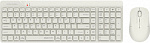 1971896 Клавиатура + мышь A4Tech Fstyler FG2300 Air клав:бежевый мышь:бежевый USB беспроводная slim (FG2300 AIR BEIGE)