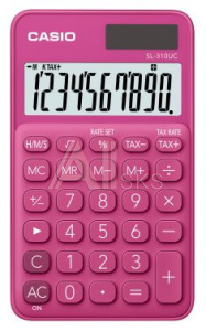 1048493 Калькулятор карманный Casio SL-310UC-RD-W-EC красный 10-разр.