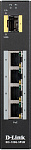 1000679786 Коммутатор D-LINK Коммутатор/ DIS-100G-5PSW Unmanaged Industrial Switch 4x1000Base-T PoE, 1x1000Base-X SFP, PoE Budget up to 120W, Surge 2KV, DIN-Rail, metal case