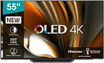 1795685 Телевизор OLED Hisense 55" 55A85H черный 4K Ultra HD 120Hz DVB-T DVB-T2 DVB-C DVB-S DVB-S2 USB WiFi Smart TV (RUS)