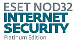 1138650 Программное Обеспечение Eset NOD32 NOD32 Internet Security Platinum Edition 3 устройства 3Y Box (NOD32-EIS-NS(DNSBOX)-3-3)