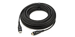 128634 Малодымный кабель для передачи сигнала HDMI Kramer Electronics [CLS-AOCH/UF-50] сверхвысокоскоростной гибридный, поддержка 8K60, HDCP, 15 м