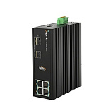 SP3006FM-L2, промышленный управляемый L2 PoE, 4GE+2SFP 2,5Gb SP3006FM-L2, промышленный управляемый L2 PoE, 4GE+2SFP 2,5Gb