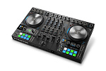 148145 DJ контроллер [25221] Native Instruments [Traktor Kontrol S4 Mk3] 4-х канальный, для Traktor Pro, 2 цветных дисплея, 16 RGB пэдов, 24бит/96кГц, 2 стер