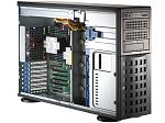 SYS-741P-TR. Supermicro SuperServer Tower 4U 741P-TR / 2x4410Y/ 2x64Gb/ 1xIntel D3 S4520 480GB SATA/ 2x1200W/ 1st config