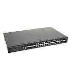 1000698710 Коммутатор с PoE/ SW-32G4X-3L Управляемый L3 PoE коммутатор Gigabit Ethernet на 16xGE RJ-45 c PoE + 8xGE Combo (RJ-45 + SFP) + 4x10G SFP+ Uplink.