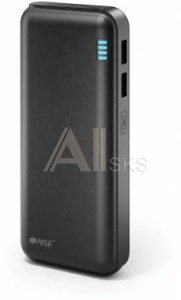381511 Мобильный аккумулятор Hiper SP12500 Li-Ion 12500mAh 2.1A+1A черный 2xUSB