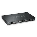 1633279 ZYXEL XGS4600-32-ZZ0102F L3 коммутатор Zyxel XGS4600-32, 24xGE, 4xCombo (SFP/RJ-45), 4xSFP+ , стекируемый (до 4), 2 источника питания AC