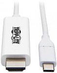 1201359 Кабель видео Tripplite U444-006-H4K6WE USB Type-C (m)/HDMI (m) 1.8м. Позолоченные контакты белый