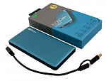 1152262 Мобильный аккумулятор GP Portable PowerBank MP10 Li-Pol 10000mAh 2.4A+2.4A+3A синий 2xUSB