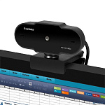 ExeGate GoldenEye C300 Full HD (матрица 1/4" 2 Мп, 1920х1080, 1080P, USB, фиксированный фокус, микрофон с шумоподавлением, универсальное крепление, ка