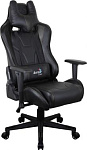 1030004 Кресло игровое Aerocool AC220 AIR-B черный сиденье черный ПВХ/полиуретан крестов.