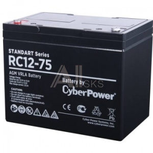 1740490 CyberPower Аккумуляторная батарея RC 12-75 12V/75Ah