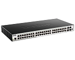 DGS-1510-52X/A2A Коммутатор D-LINK PROJ Настраиваемый L2+ стекируемый , 48x1000Base-T, 4x10GBase-X SFP+, CLI, консольный порт RJ-45