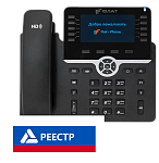 IP-телефон Flat-Phone B10: 20 SIP-аккаунтов, 2 порта 10/100/1000BASE-T (RJ-45), ЖК-дисплей, PoE, РЕЕСТР IP-телефон Flat-Phone B10: 20 SIP-аккаунтов, 2 порта 10/100/1000BASE-T (RJ-45), ЖК-дисплей, PoE, РЕЕСТР