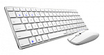 1140071 Клавиатура + мышь Rapoo 9300M клав:белый мышь:белый USB беспроводная Bluetooth/Радио Multimedia (18479)