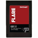 470860 Накопитель SSD Patriot SATA III 60Gb PFL60GS25SSDR Flare 2.5"