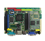 Одноплатный компьютер VSX-6127-NF-V2, 3.5", процессор Vortex86SX, 300 MГц, 128 Mб DDR2, 3 x RS-232, 1 x RS-232/422/485, 3 х USB2.0, 1 х VGA, 1 х LCD,