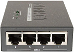 1000458145 инжектор/ PLANET 4-Port 802.3at 30W High Power over Ethernet Injector Hub - 120W External Power Adapter