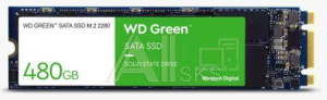 31050186 SSD жесткий диск M.2 2280 480GB GREEN WDS480G3G0B WDC